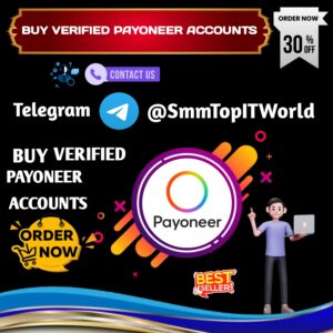 Buy verified Payoneer account for global money transfers